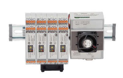 Système de pilotage robotique modulaire sur rail DIN