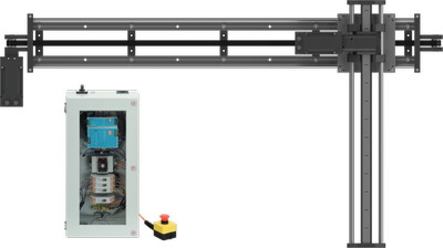 Robot 2 assi X-Z - Motori passo-passo con Encoder, Spazio di lavoro 800x500 mm