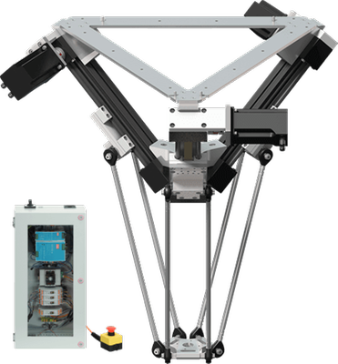 Delta Robot - Pre-Assembled, with Control Unit, Working Space Diameter 660 mm