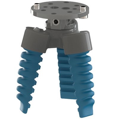 Three Finger Centric SoftGripper - 15° Cone Angle